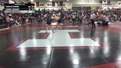 190 lbs Cons. Round 2 - Adilyn Luhring, Waverly-Shell Rock vs Mabel Howard, Iowa City Liberty