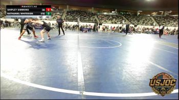 160 lbs Consolation - Shipley Simmons, Shelton Wrestling Academy vs Nathaniel Whiteside, Randall Youth Wrestling Club