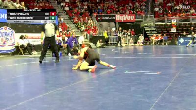 3A-126 lbs Cons. Round 3 - Noah Phillips, Council Bluffs Thomas Jefferson vs Nick McCalister, Waukee