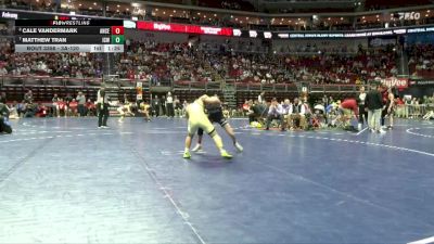 3A-120 lbs Quarterfinal - Matthew Tran, Iowa City, West vs Cale Vandermark, Ankeny Centennial