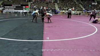 6A 138 lbs Quarterfinal - Myers Duncan, Pike Road School vs Sami Bratina, Helena