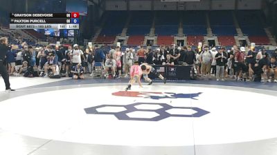 165 lbs Cons. Sub-quarters - Grayson Debevoise, Ohio vs Paxton Purcell, Ohio