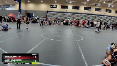 100 lbs Round 2 (4 Team) - Jaden Washinton, Team Gotcha vs Andrew Whitted, Legacy Dragons