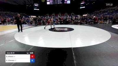 138 lbs Cons 32 #1 - Brody Miess, WI vs Xavier Chavez, AZ