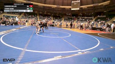 85 lbs Round Of 16 - London Miller, Pin-King All Stars vs Caide Gage, Salina Wrestling Club