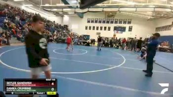 138-144 lbs Round 3 - Skylee Gangwish, Eastside United Wrestling Club vs Danika Crumrine, North Big Horn Rams Wrestling