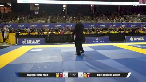 Juniper Lourdes Nichols vs Kinsleigh Grace Adair 2026 Pan Kids Jiu-Jitsu IBJJF Championship