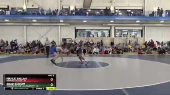 184 lbs Champ. Round 2 - Brad Basham, Washington And Lee University vs Mahlic Sallah, Roanoke College