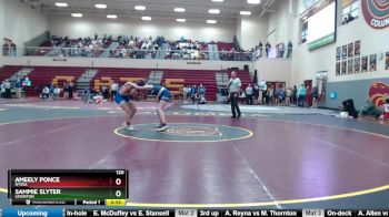 120 lbs Cons. Round 4 - Sammie Slyter, Lewiston vs Ameely Ponce, Nyssa