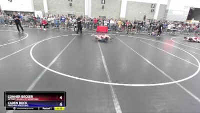 94 lbs Round 3 - Conner Becker, Victory School Of Wrestling vs Caden Bock, Freedom Wrestling