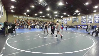 157 lbs Quarterfinal - Javan Bishara, Royal vs Logan Lopez, Clovis East