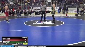 285 lbs Semifinal - Kam Hills, Waverly Sr HS vs Ean Conti, Vestal Sr HS