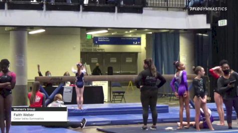 Faith Weber - Women's Group, Cedar Valley Gymnastics - 2021 Women's Xcel Region 4 Championships
