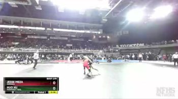 126 lbs Champ. Round 2 - Jesse Meza, Oakdale vs Huo Xu, Monterey Trail