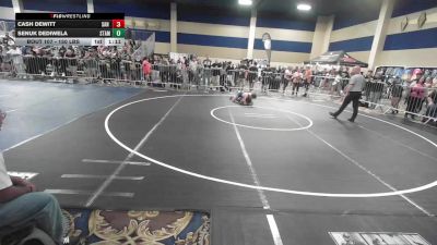150 lbs Round Of 128 - Cash DeWitt, San Marcos HS vs Senuk Dediwela, Stampede WC