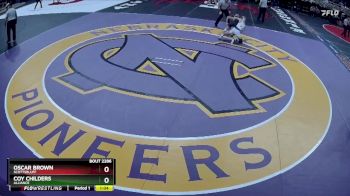 Semifinal - Oscar Brown, Scottsbluff vs Coy Childers, Alliance
