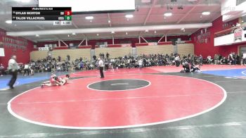 128 lbs Quarterfinal - Talon Villacruel, Arcata vs Dylan Morton, Redwood