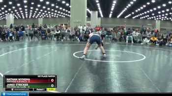 174 lbs Placement (4 Team) - Jared Stricker, Wisconsin-Eau Claire vs Nathan Wynsma, Wisconsin-Platteville