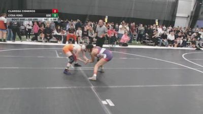 120 lbs Champ. Rd Of 64 - Clarissa Cisneros vs Lydia King, Big Game Wrestling Club