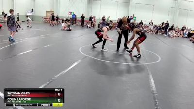 100 lbs Round 6 (8 Team) - Colin LaForge, Mat Assassins vs Taysean Giles, Mat Assassins Red