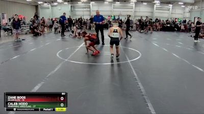 80 lbs Round 6 (8 Team) - Zane Boos, Killer Elite vs Caleb Hodo, Warhawks Wrestling