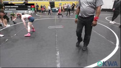 85 lbs Final - Jaxon Huffman, Team Tulsa Wrestling Club vs Jett Manning, Barnsdall Youth Wrestling
