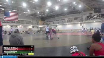 106 lbs Round 2 (4 Team) - Kaylyn Harrill, Charlies Angels Pink vs Reagan Thomas, Charlies Angels Black