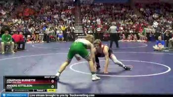 2 lbs Quarterfinal - Anders Kittelson, Osage vs Jonathon Burnette, Spirit Lake Park