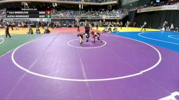 5A 100 lbs Quarterfinal - Lila Breedlove, Borger vs Alexa Rodriguez, Dallas Hillcrest