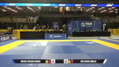 Eric George Mikolai vs Michael Richard Kanner 2026 Pan Jiu Jitsu IBJJF Championship