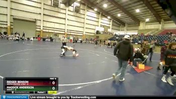 71 lbs Finals (2 Team) - Ridger Benson, South Central Utah vs Maddox Anderson, Idaho 1