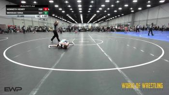 72 lbs Rr Rnd 1 - Kenneth Henry, Powerhouse Elite 12U vs Messias Sena, Northern Colorado 12U