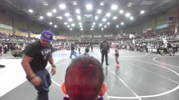 64 lbs Rr Rnd 1 - Mj Vigil, Black Fox Wrestling Academy vs Isabella Garcia, Duran Elite