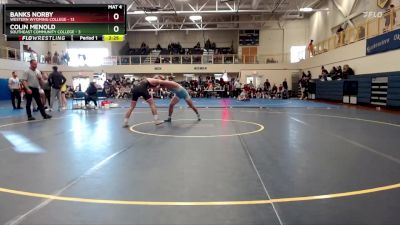 165 lbs Round 3 (6 Team) - Colin Menold, Southeast Community College vs Banks Norby, Western Wyoming College