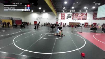 175 lbs Round 2 - Ehren Thompson, Chaparral High School vs Travis Alfaro, Legacy Wrestling Center