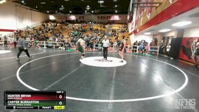 180 lbs 3rd Place Match - Carter Burraston, Lincoln Middle School vs Hunter Bryan, Dean Morgan