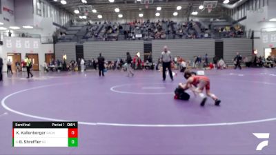 50-54 lbs Semifinal - Bryson Shreffler, South Gibson vs Kaeldis Kallenberger, RHYNO ACADEMY Of WRESTLING