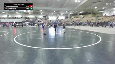 90 lbs Quarterfinal - Colton Hunley, Halls Wrestling vs Jaxon Flood, Higher Calling Wrestling