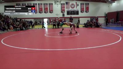 117 lbs Champ. Round 1 - Mackenzie Muniz, Mt. San Antonio College vs Amanda Lee, East Los Angeles College