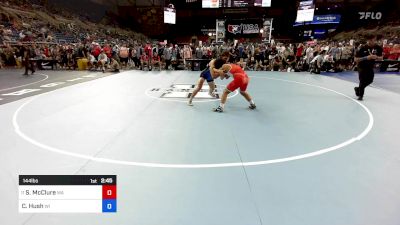 144 lbs Rnd Of 64 - Smokey McClure, WA vs Colton Hush, WI