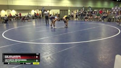 145 lbs Round 1 (8 Team) - Zoe Williamson, Hernando Wrestling vs Viktoriya Devochkina, Sunbear Wrestling