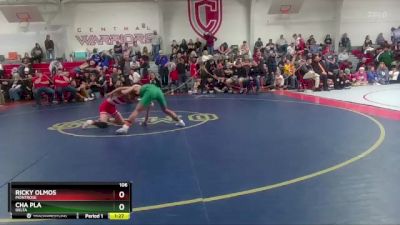 106 lbs Quarterfinal - Ricky Olmos, Montrose vs Cha Pla, Delta