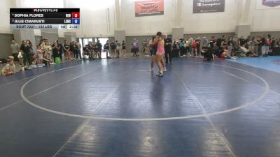 155 lbs 1st Place Match - Sophia Flores, Betterman Elite Wrestling vs Julie Cimarusti, Legacy WC