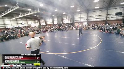 80 lbs 1st Place Match - Caleb Heyder, Sanderson Wrestling Academy vs Case Christensen, Wasatch Wrestling Club