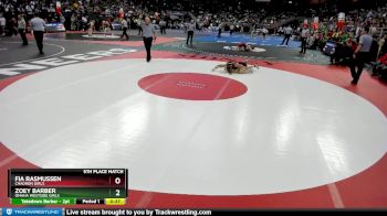 5th Place Match - Zoey Barber, Omaha Westside Girls vs Fia Rasmussen, Chadron Girls