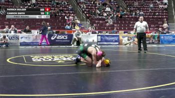 114 lbs First Round - Patrick Bulger, Derry Area vs Camron Smith, Trinity*
