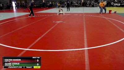 160 lbs Champ. Round 1 - Colton Hanson, K-W vs Oliver Sterud, Pipestone
