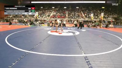 3A-132 lbs Cons. Round 1 - Carson Bergstreser, Buffalo vs Ryu Moreno, Worland