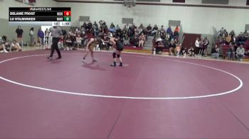 110-113 lbs 1st Place Match - Delanie Frost, West Delaware Girls vs Lu Stilmunkes, Mount Vernon Girls