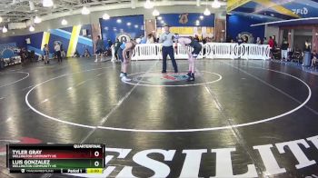 138 White Quarterfinal - Tyler Gray, Wellington Community Hs vs Luis Gonzalez, Wellington Community Hs